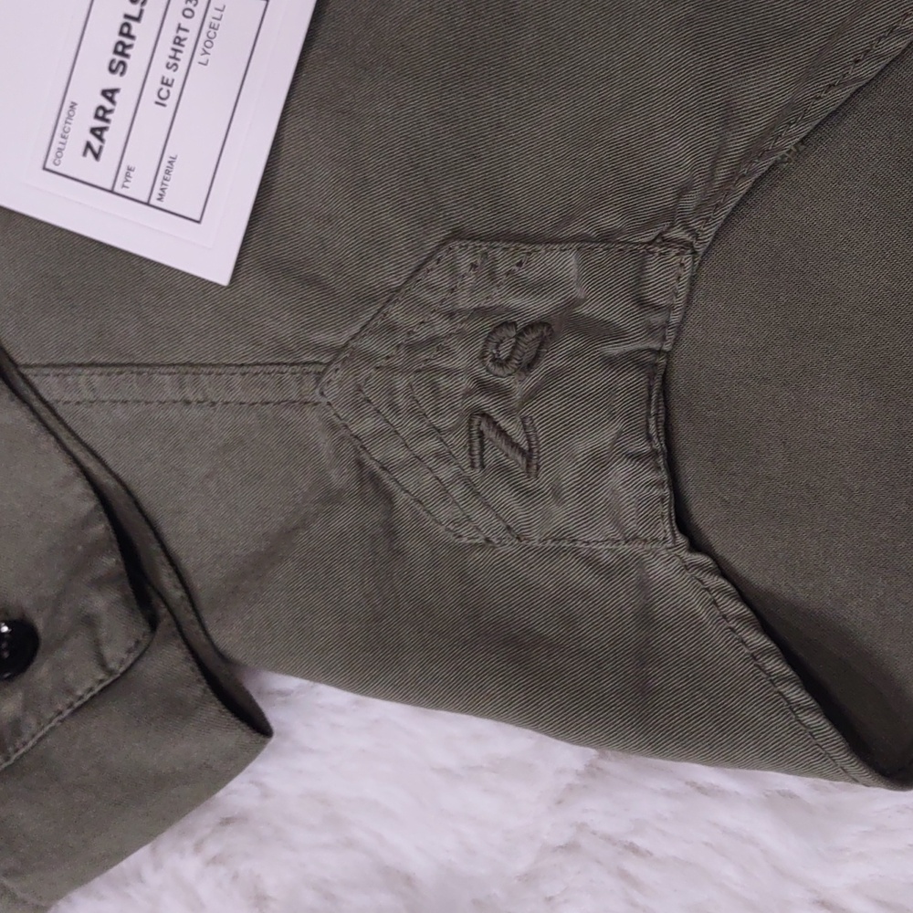 ZARA SRPLS LONG SLEEVE SHIRT. - Picture 6 of 17